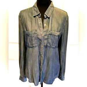 ARTICLES of SOCIETY Tunic Style Jean Shirt Stitch Fix Exclusive Sz Sm